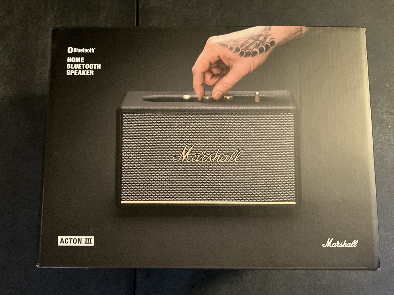Marshall Acton III Bluetooth Home Speaker - Black, Sealed