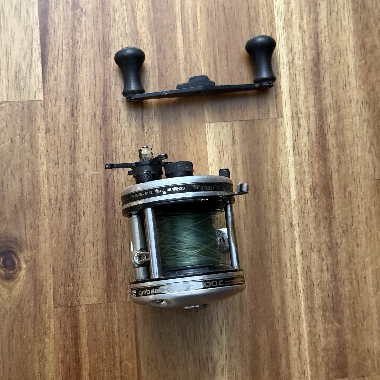 VTG Abu Garcia Ambassadeur 5500C Casting Fishing Reel Stainless Steel READ