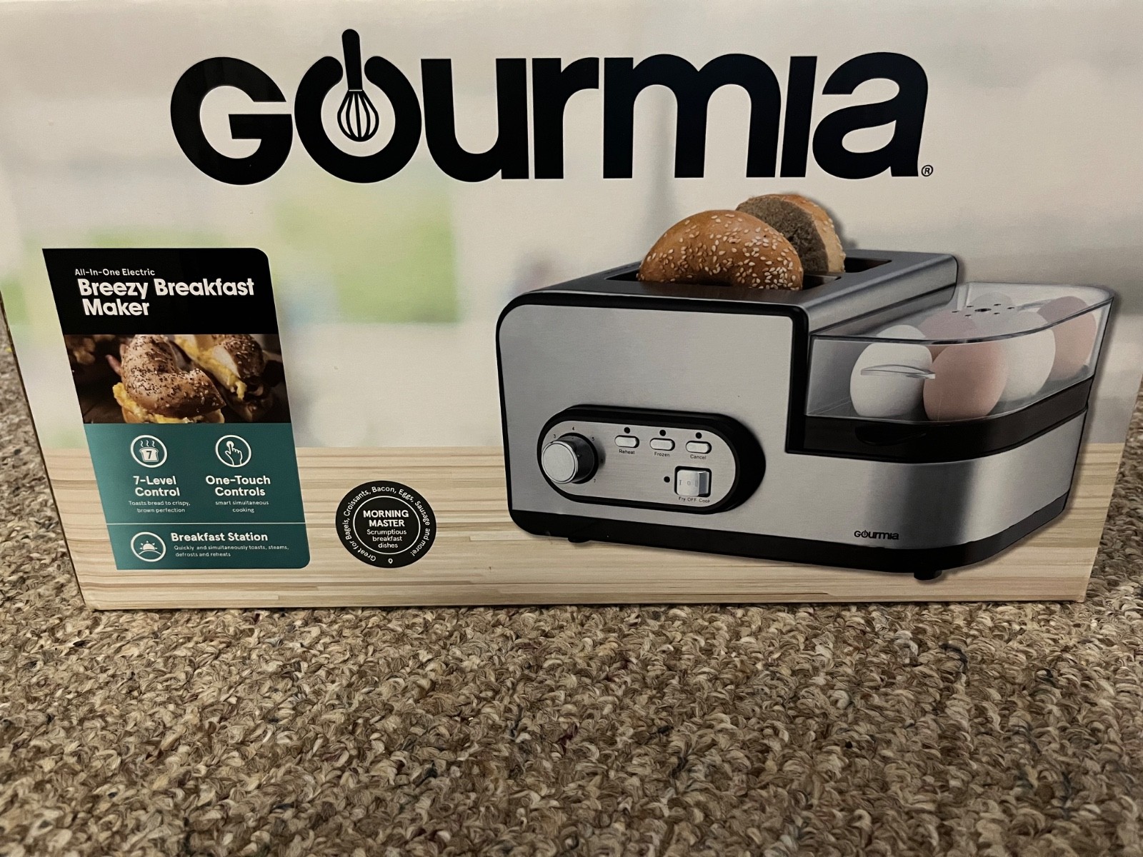 🔥 toaster All in one breakfast cooker toast, bagels, eggs, bacon 🔥 toaster All in one breakfast cooker toast, bagels, eggs, bacon