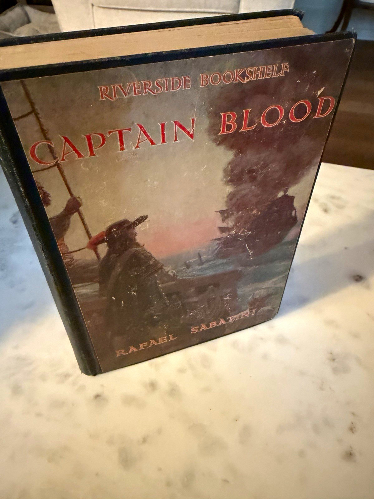 Riverside Bookshelf Captain Blood HC 1927 Rafael Sabatini Illus N. C. Wyeth