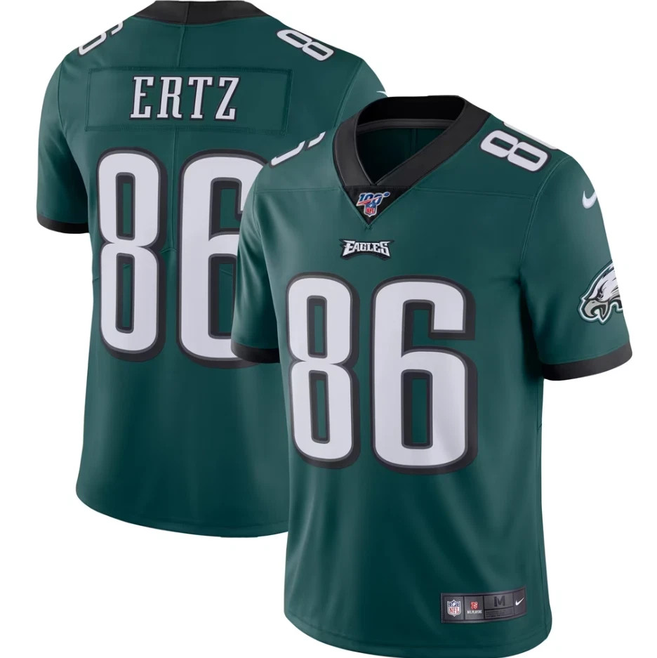 HOT  2026 Eagles Zach Ertz #86 All Stitched Football  Jersey (Check Deli Time)