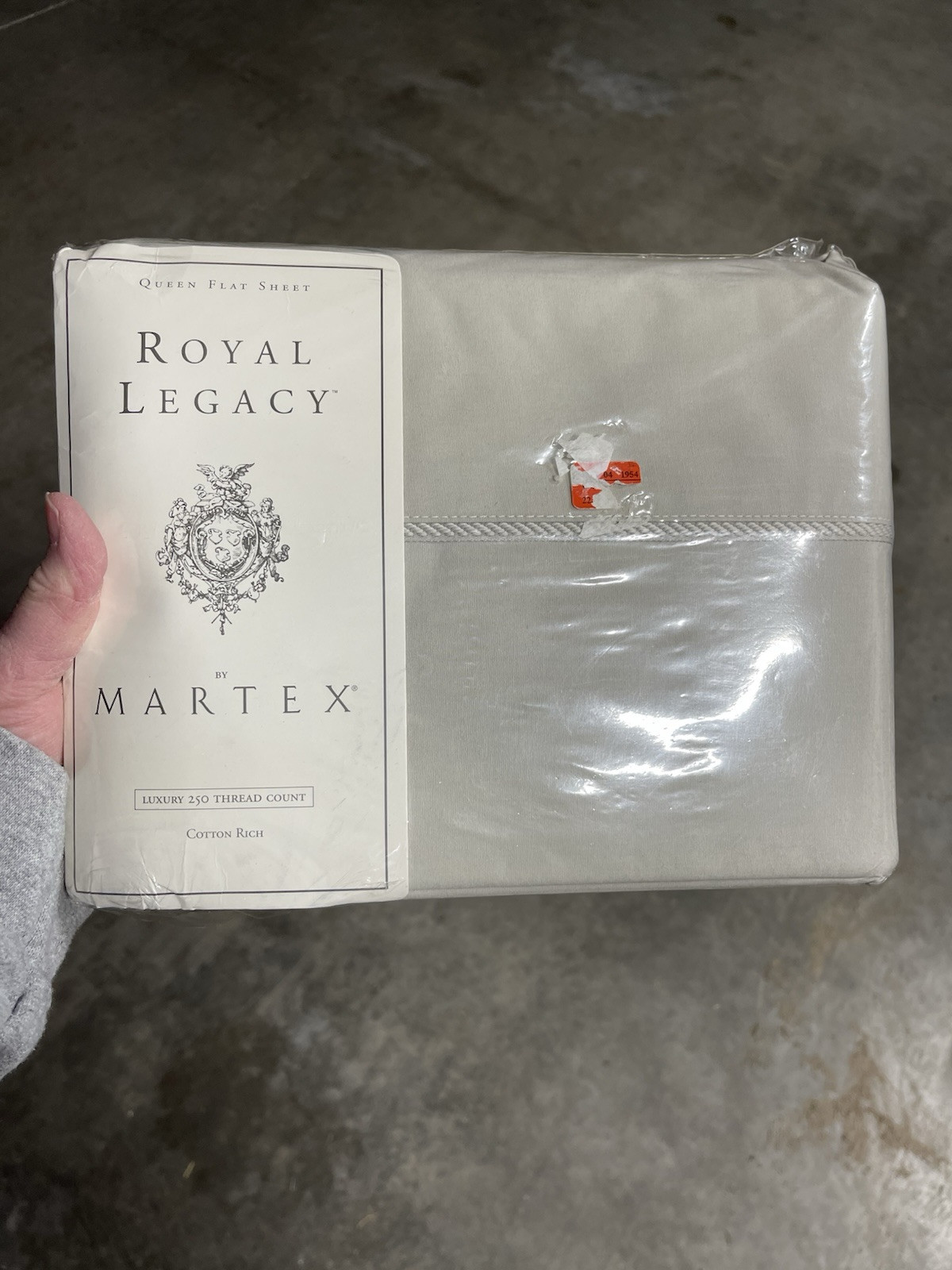 Vintage Royal Legacy Martex Stone QUEEN FLAT SHEET 1999 Vintage Royal Legacy Martex Stone QUEEN FLAT SHEET 1999