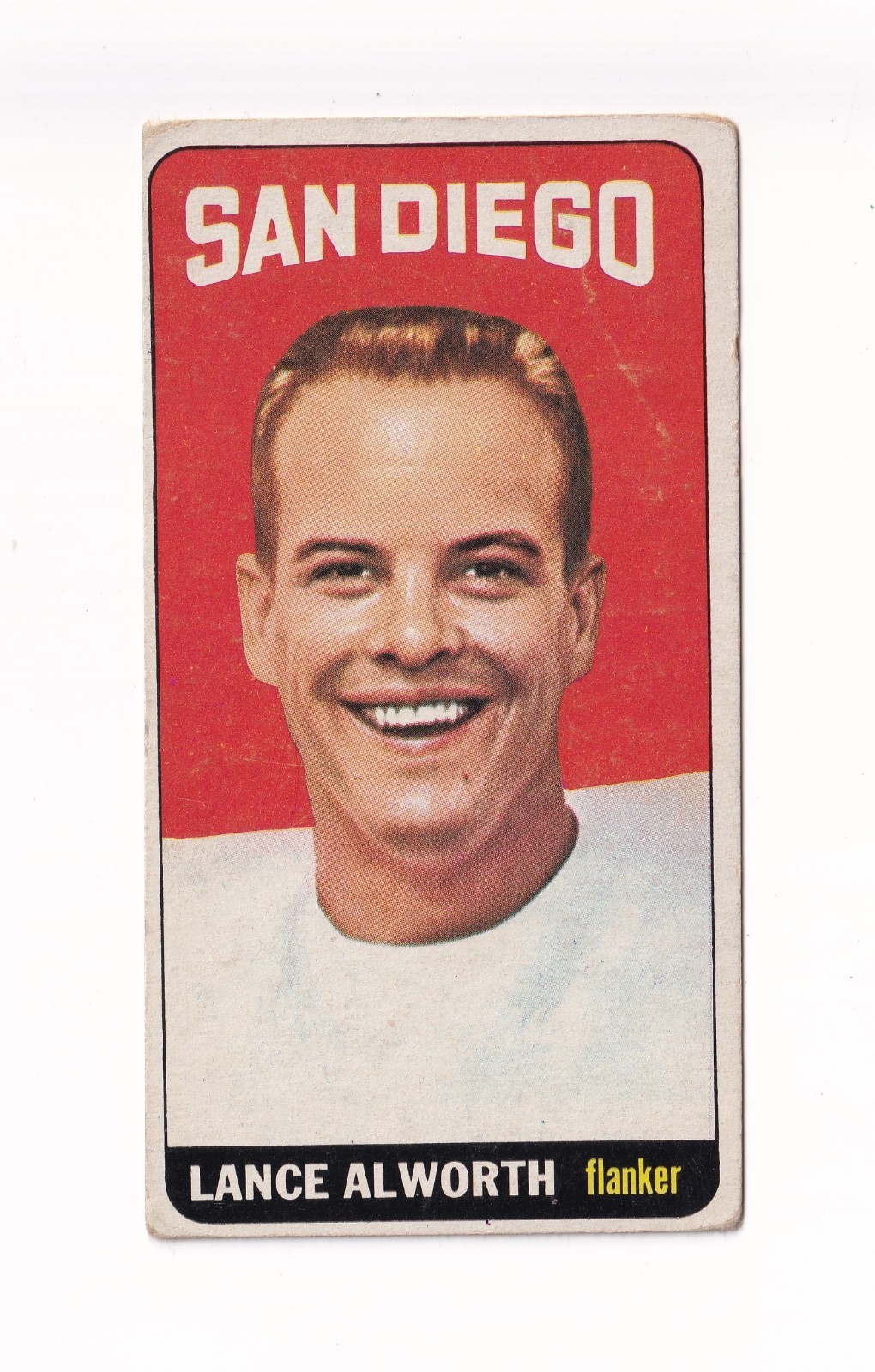 1965 Topps #155 Lance Alworth 1965 Topps #155 Lance Alworth