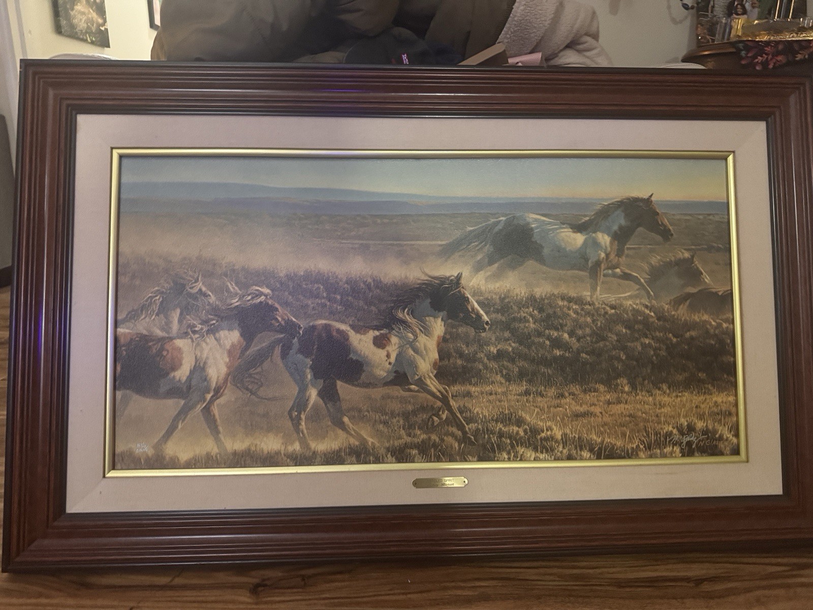 Nancy Glazier Limited Edition Unbridled Spirit Framed Signed Art Print
