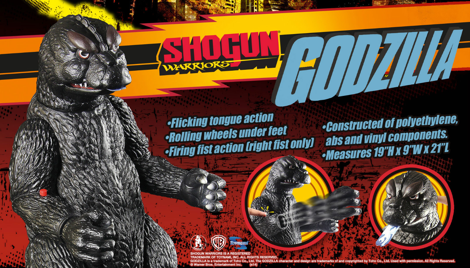 Toynami Shogun Warriors 1964 Classic Godzilla 19\