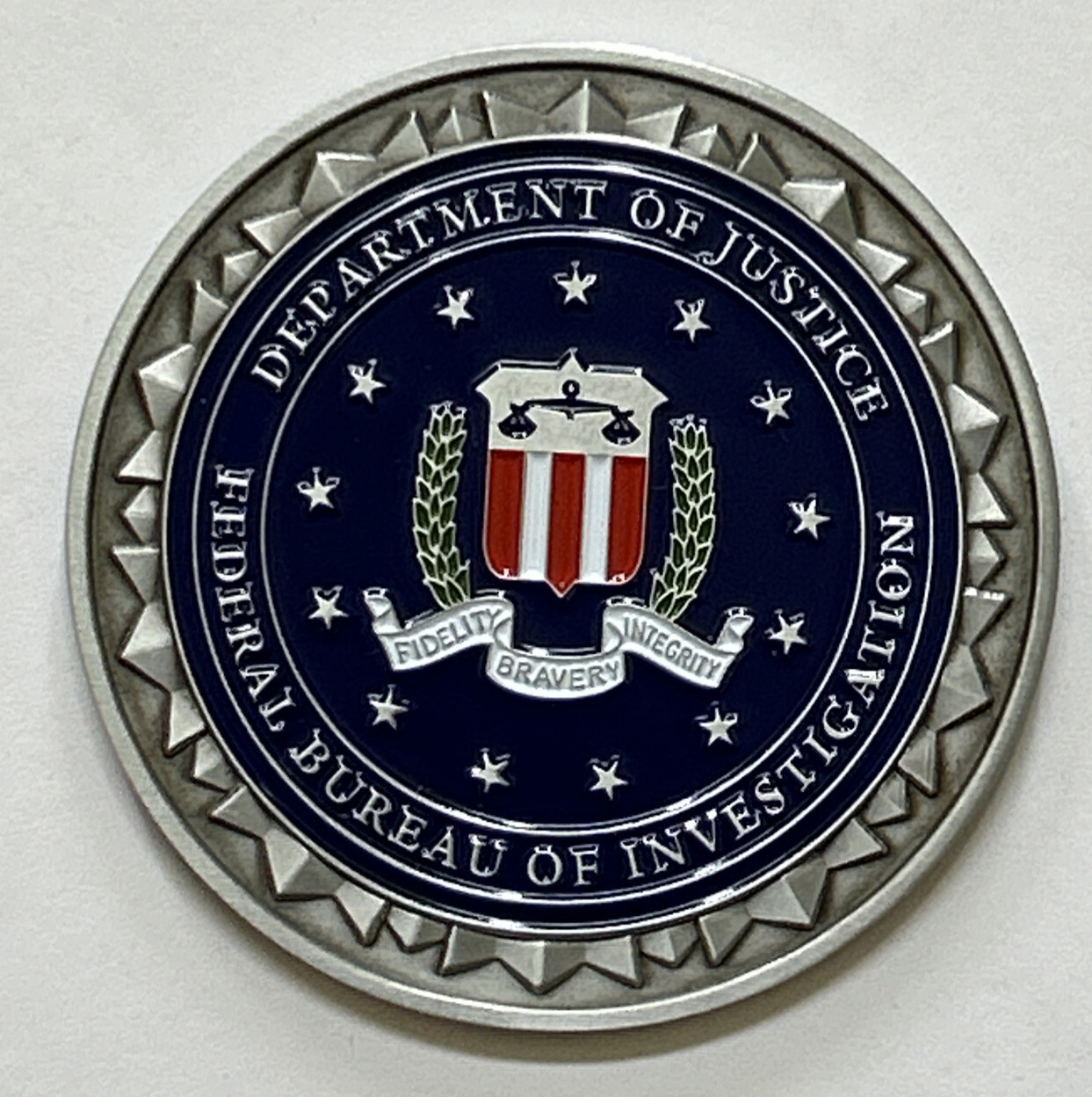 FBI Federal Bureau of Investigation Seal Paper Weight / Coaster / Challenge Coin FBI Federal Bureau of Investigation Seal Paper Weight / Coaster / Challenge Coin