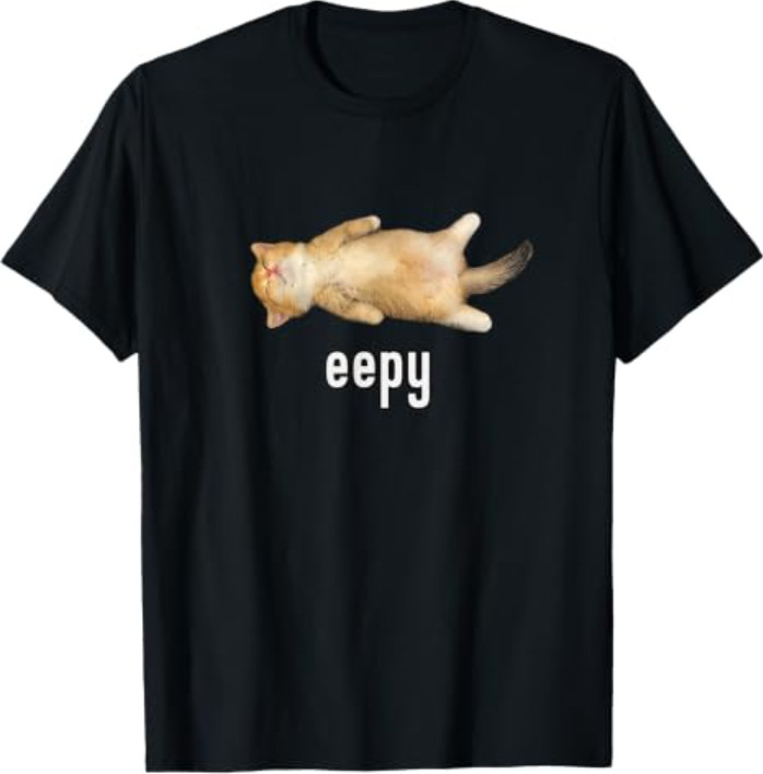 Eepy Cat, Silly Sleepy Cat Meme T-Shirt Eepy Cat, Silly Sleepy Cat Meme T-Shirt