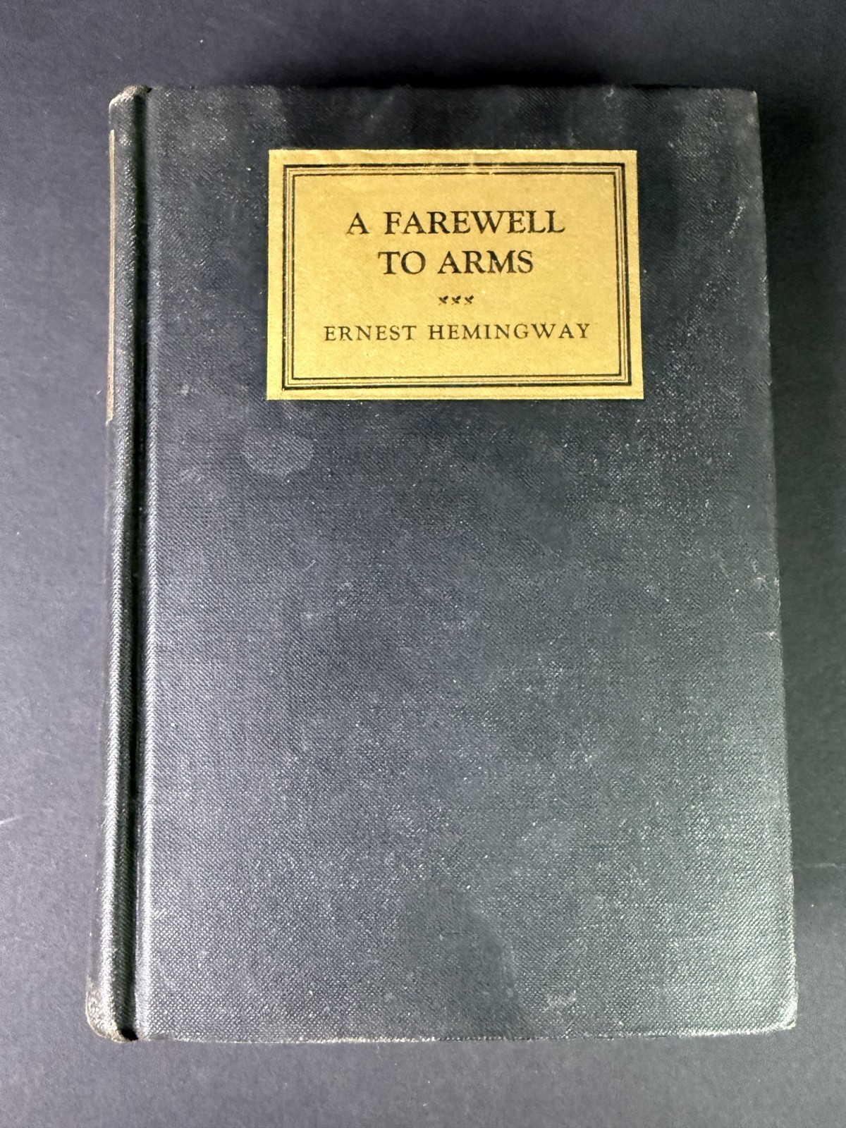 Hemingway A Farewell to Arms 1929 1st Edition 1st Issue Scribner