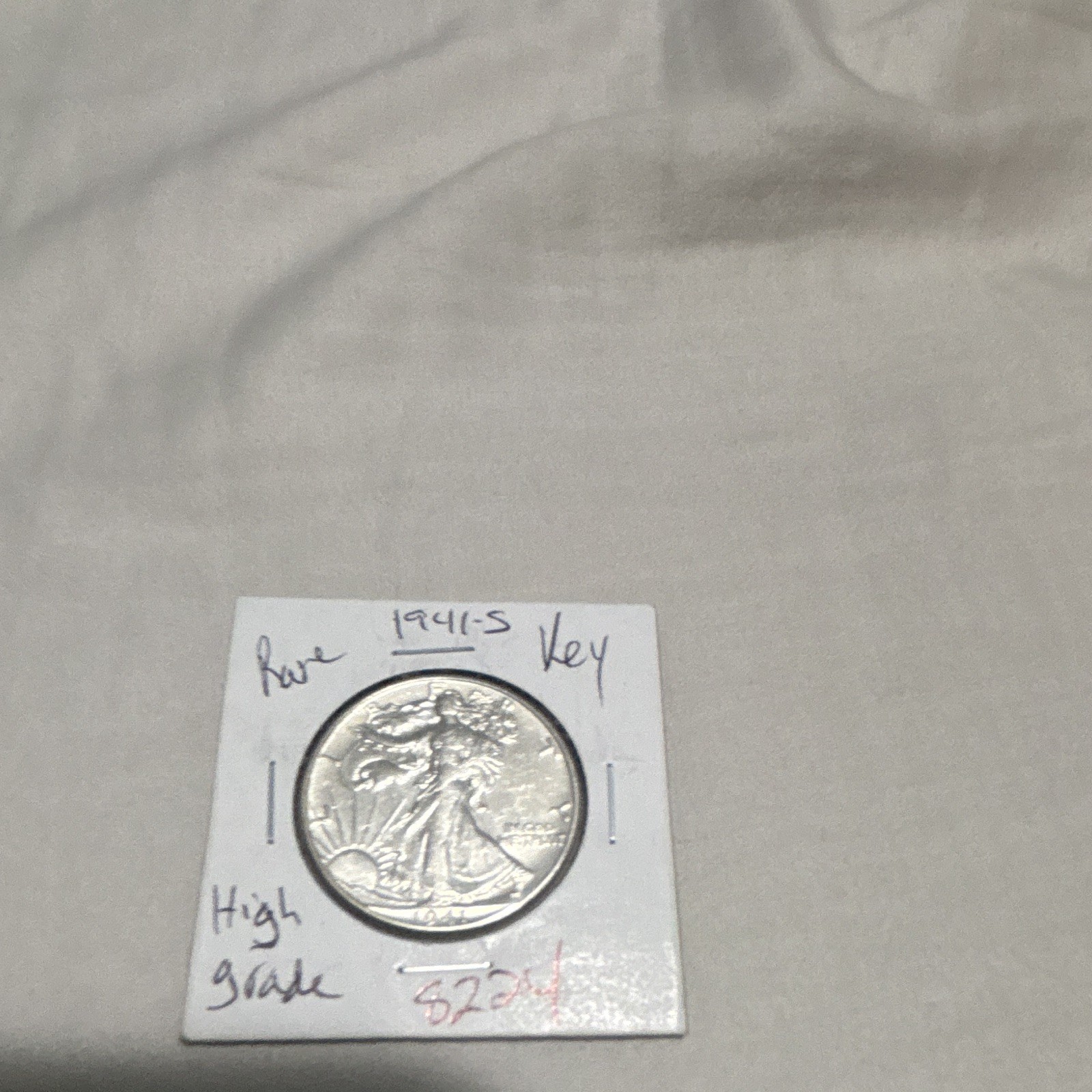 1941-S Walking Liberty Half Dollar 50C Silver .900 Business KM#142