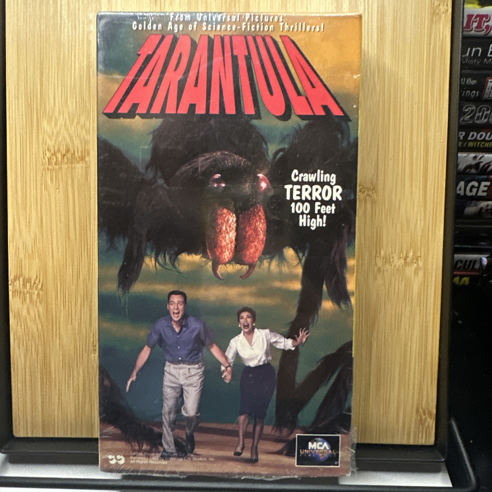 Tarantula VHS 1993 Jack Arnold WATER MARKS 1st Release NM Horror (shrink wrap)
