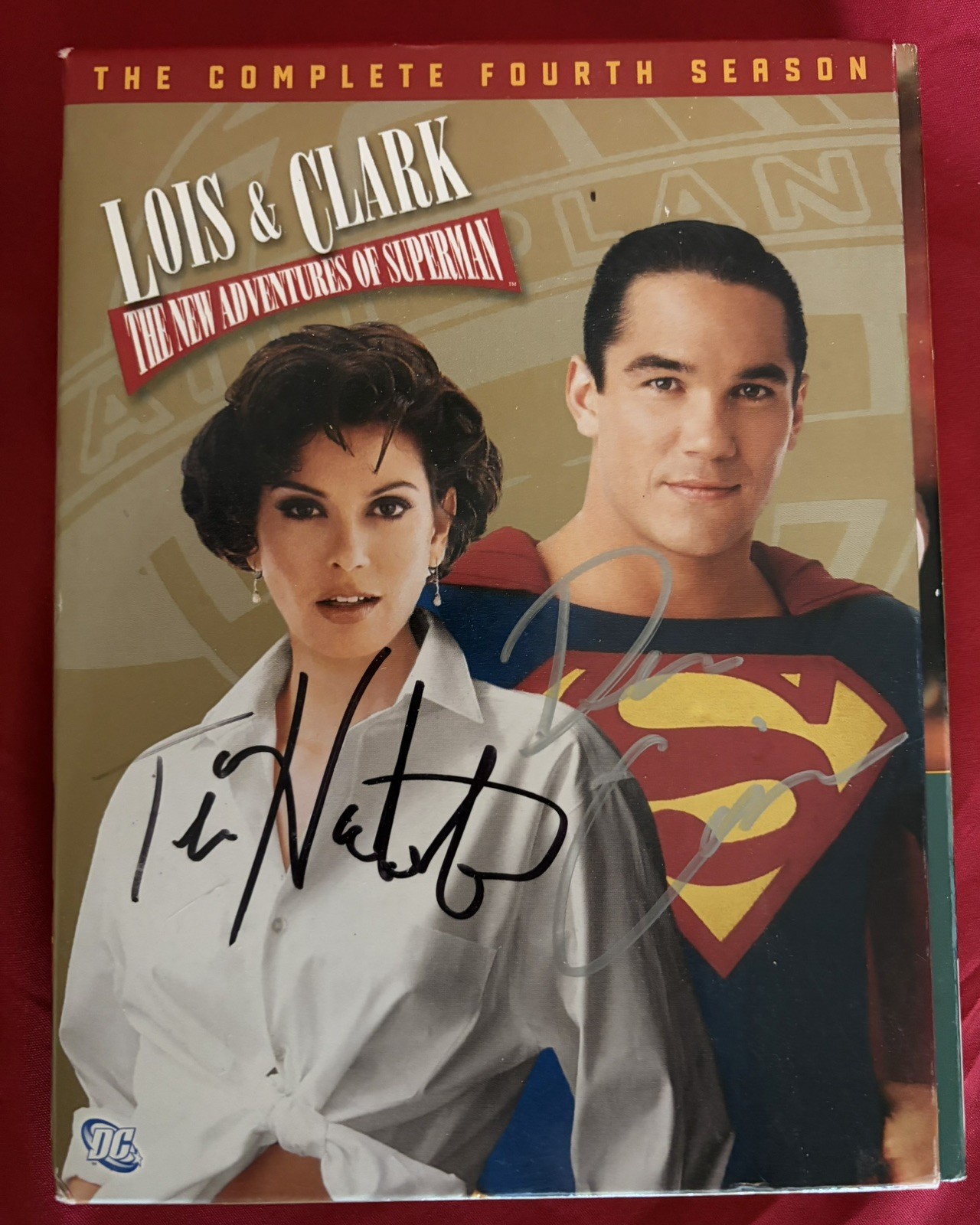 Lois And Clark The Complete Season 4 Signed By Both Dean Cain and Teri Hatcher