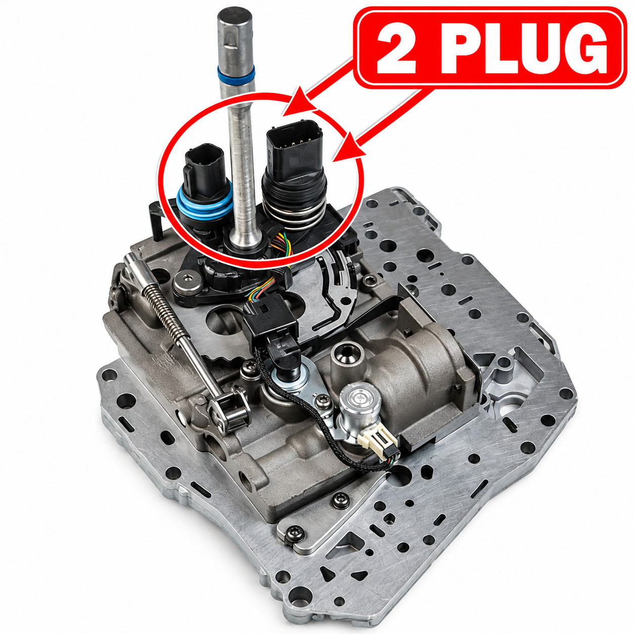 42RLE Transmission Valve Body 2 Plug Reman OEM Chrysler Dodge Jeep 2007-2018