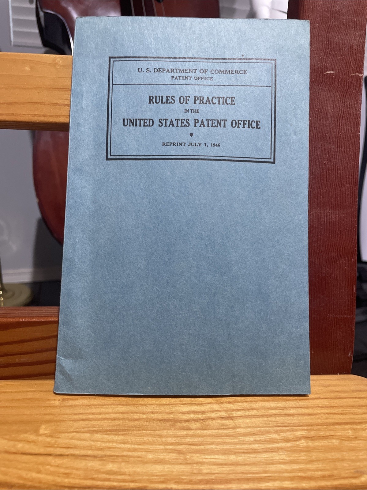 1946 Vintage Book: Rules Of Practice Of The United States Patent Office