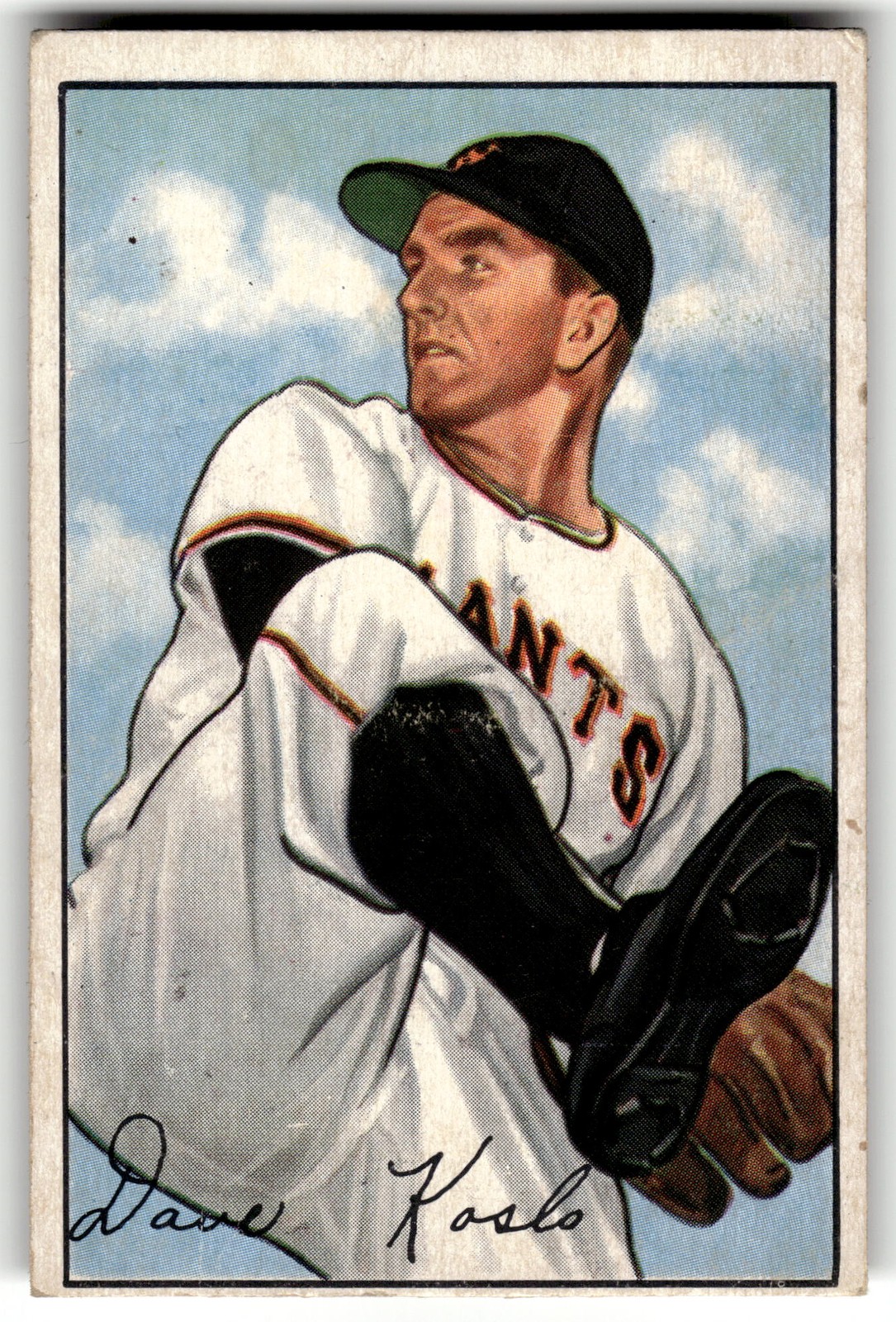 1952 Bowman #182 Dave Koslo 1952 Bowman #182 Dave Koslo