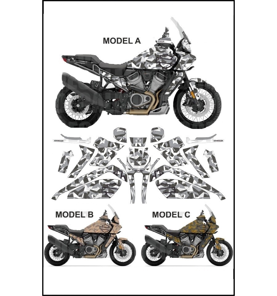PAN AMERICA 1250 KAMO Kit Compatible Stickers