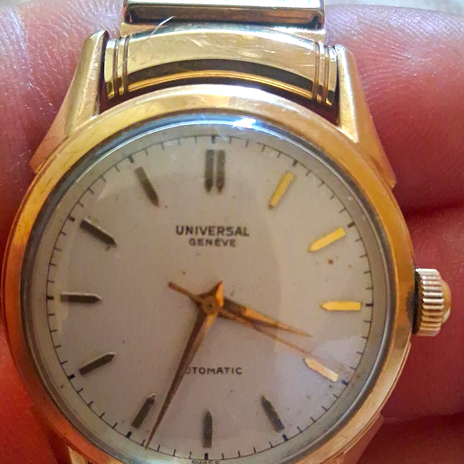   * Vintage Universal Genève Bumper Automatic Watch – 10K Gold Filled  