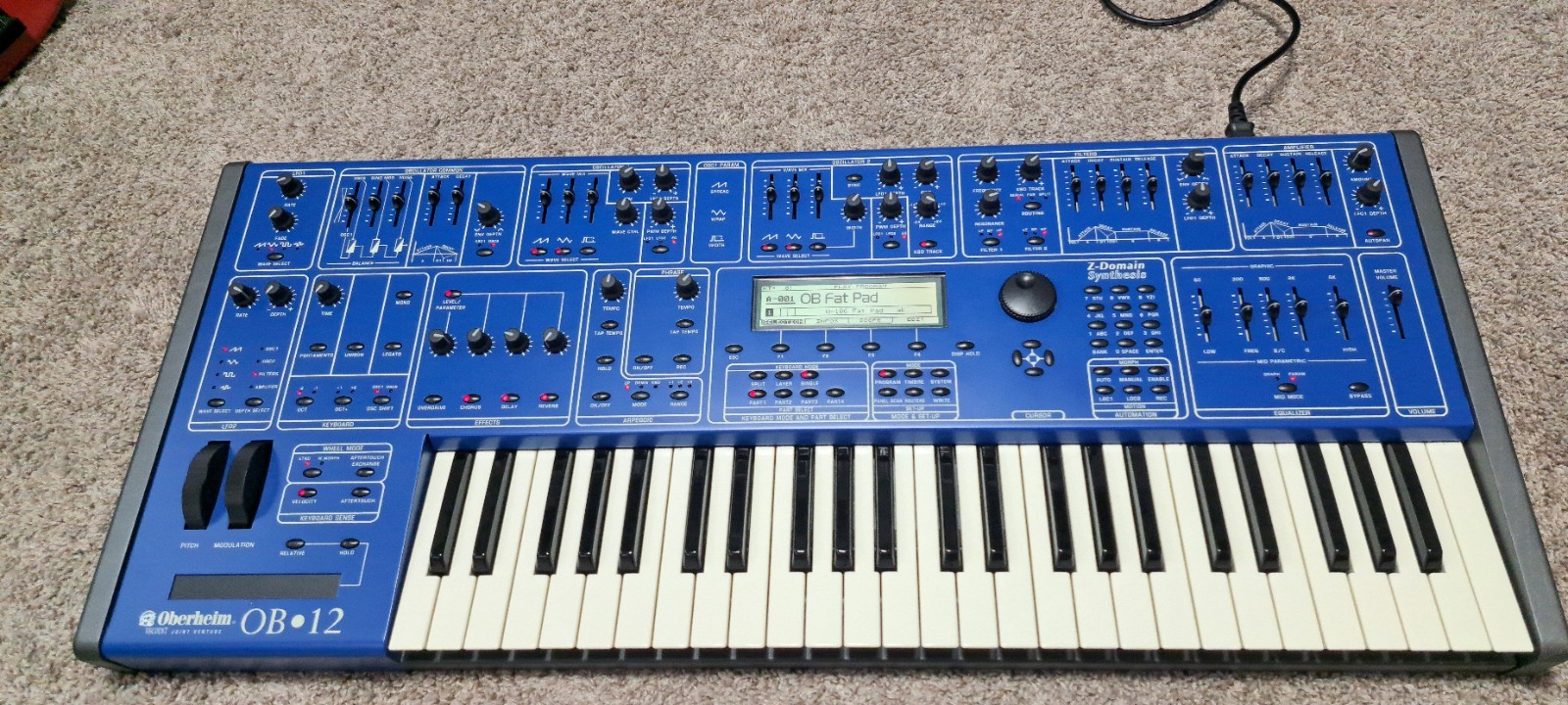 Oberheim OB-12 Virtual Polyphonic Analog Synthesizer (Vintage New-Open Box)