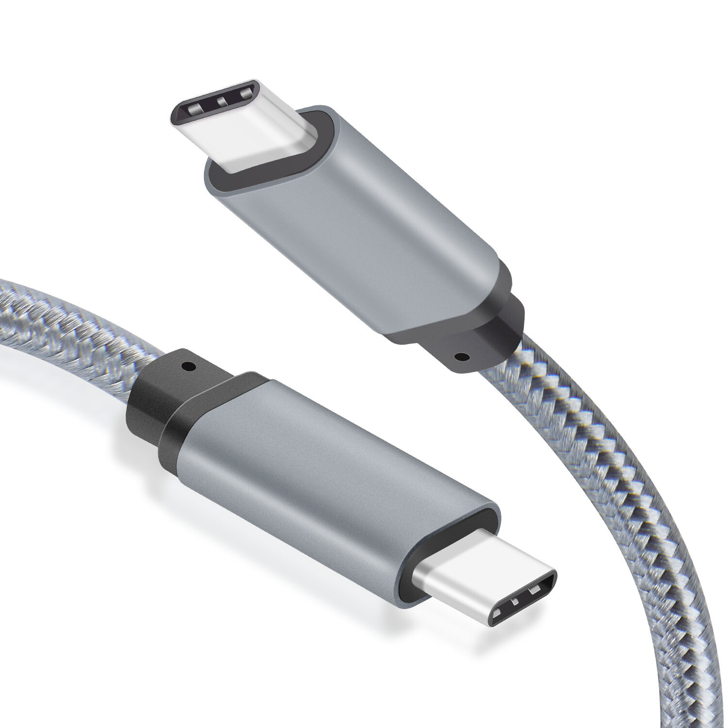 USB C to USB C Cable 3.1 Gen1 Type C Nylon Braided &Fast Charging (10 feet/Grey) USB C to USB C Cable 3.1 Gen1 Type C Nylon Braided &Fast Charging (10 feet/Grey)