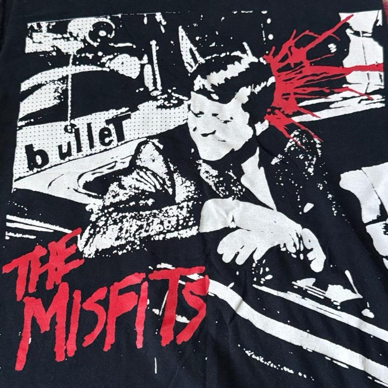 RARE The Misfits Band Tee Sleeveless Graphic JFK Assasination Bullet Size M RARE The Misfits Band Tee Sleeveless Graphic JFK Assasination Bullet Size M