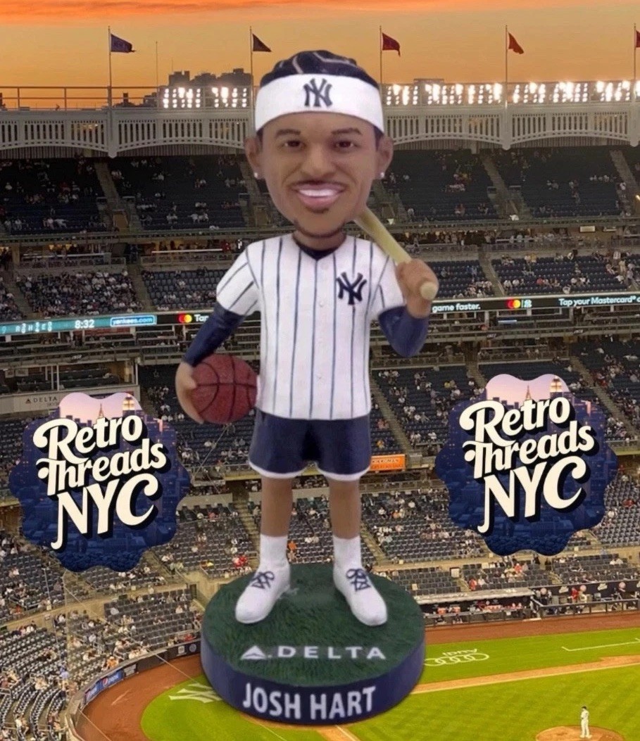 New York Yankees Josh Hart Bobblehead SGA 09/25/2026 *PRESALE-SHIPS OUT 9/26*