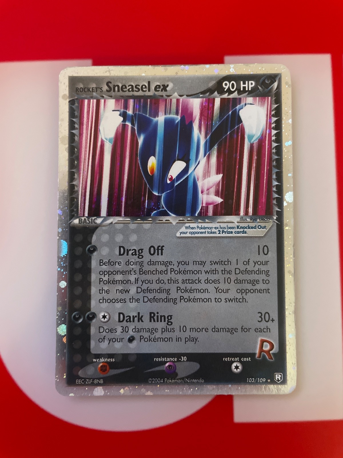 Rocket’s Sneasel Ex 103/109 Pokemon Card Rocket’s Sneasel Ex 103/109 Pokemon Card