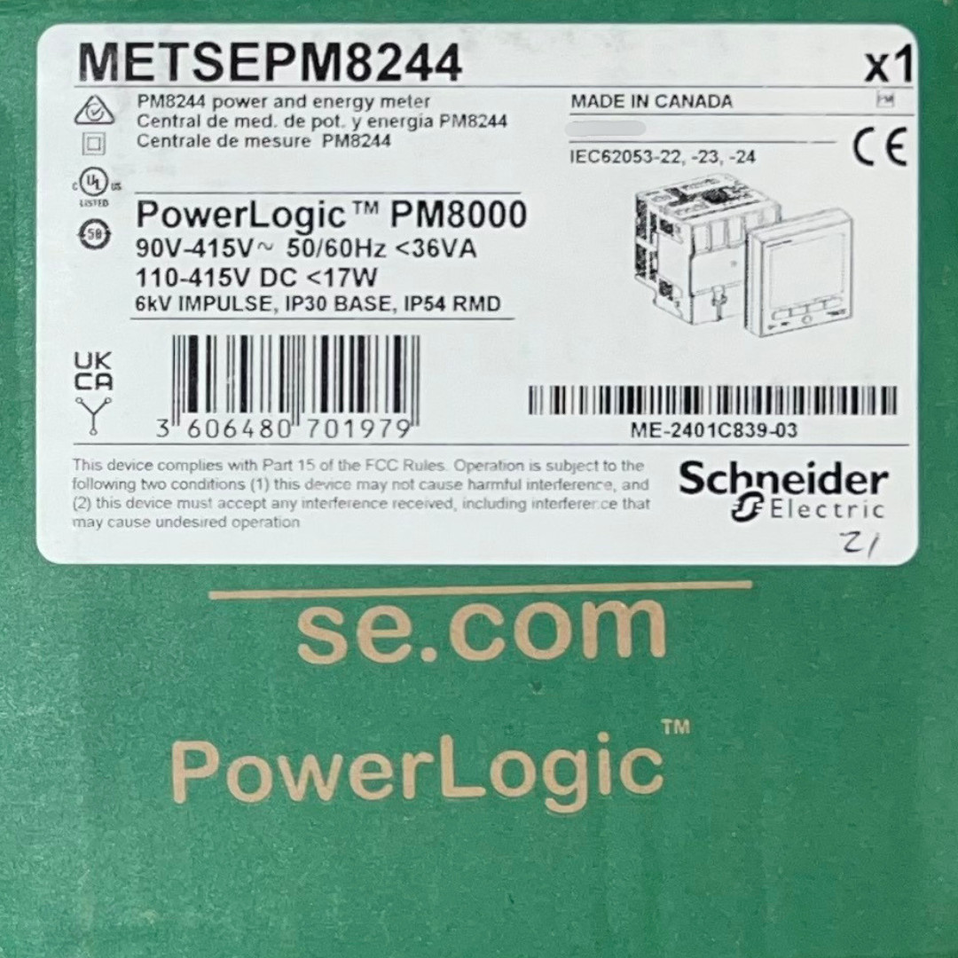 Schneider Electric METSEPM8244 Power Logic PM8000 Power Meter