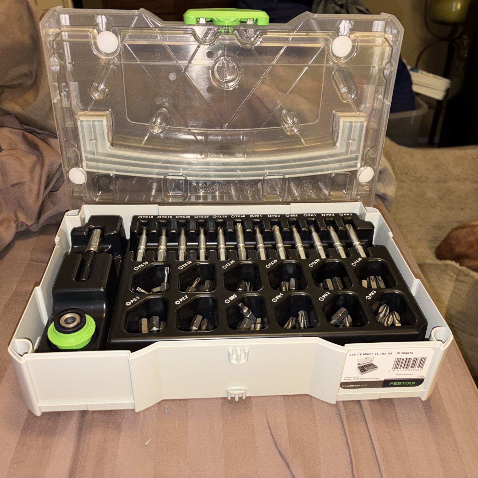 Festool 203815 Centrotec Bit Set in Mini Systainer (LIMITED EDITION) Festool 203815 Centrotec Bit Set in Mini Systainer (LIMITED EDITION)