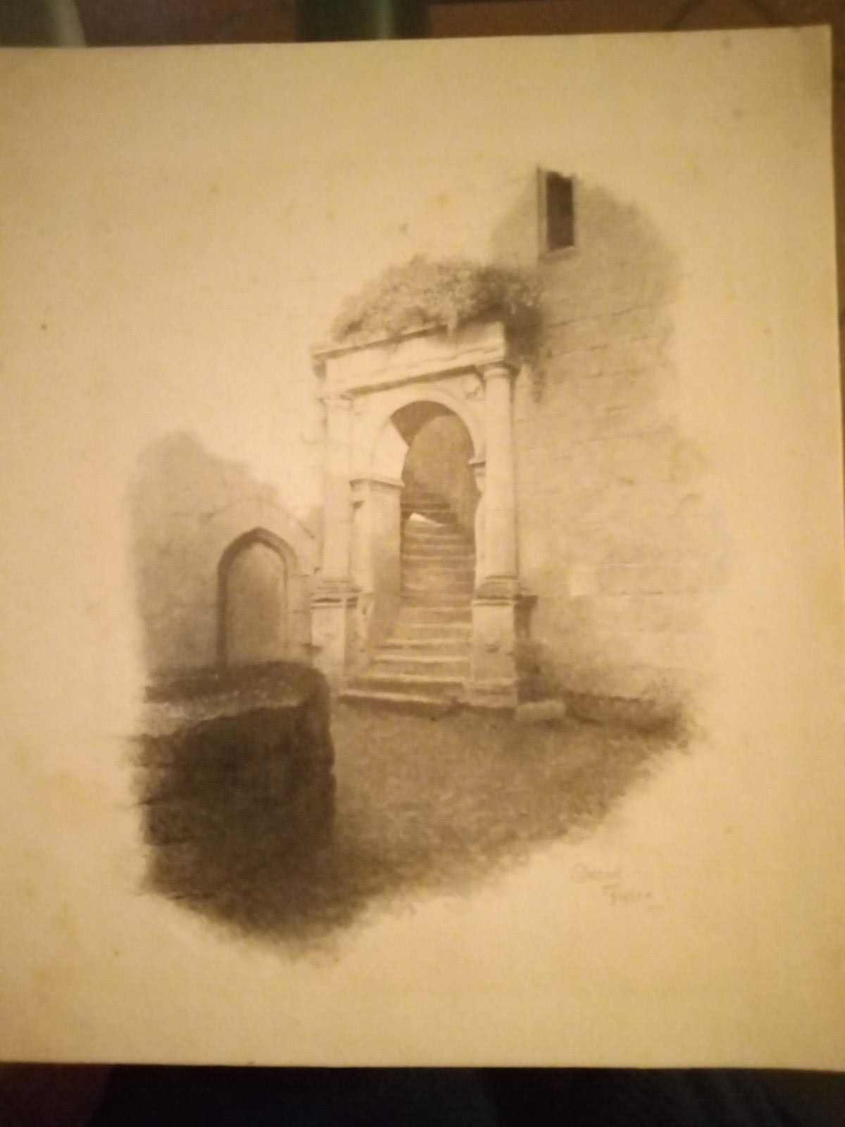 Gideon Matthews Fidler Original drawing 1893 Signed Gideon Matthews Fidler Original drawing 1893 Signed