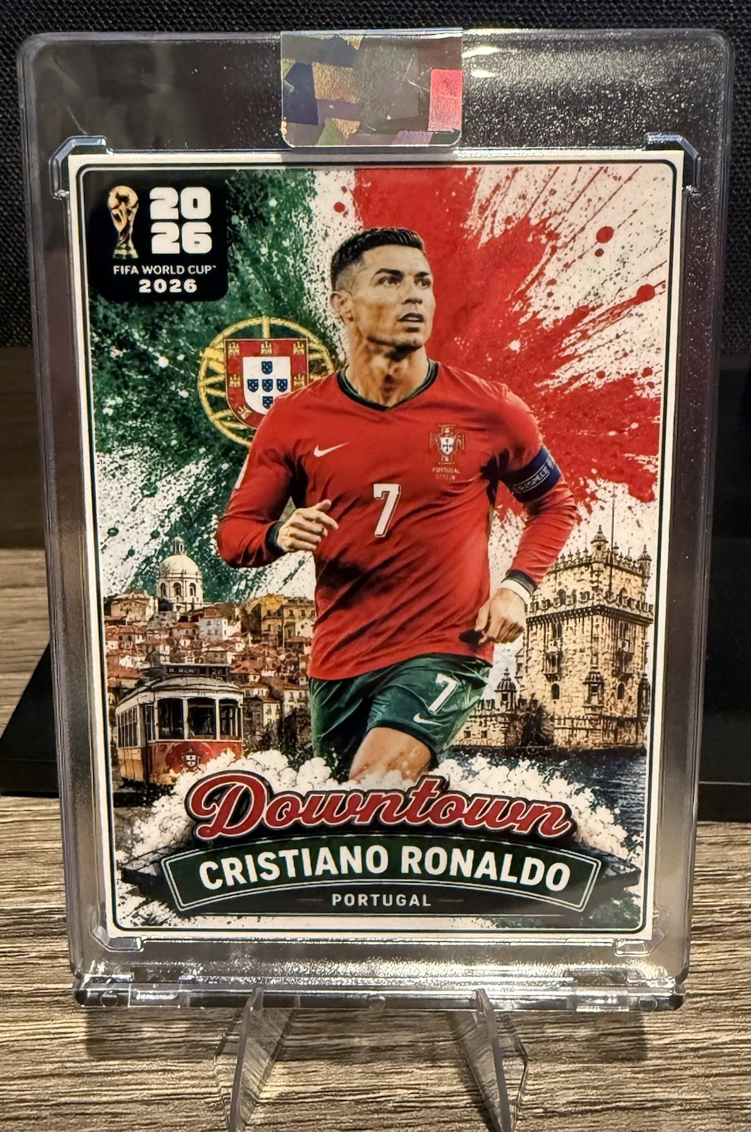 CRISTIANO RONALDO Custom Fan Art 2026 FIFA World Cup Soccer Trading Card 
