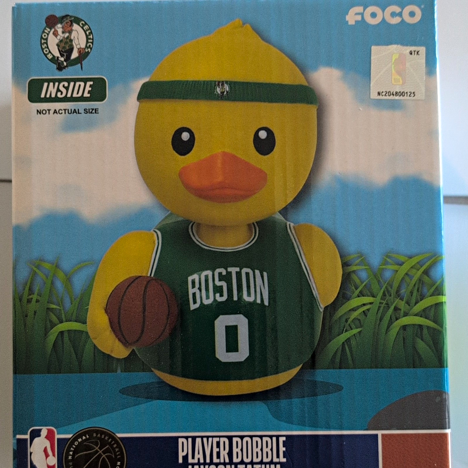 FOCO Jayson Tatum Boston Celtics Player Bobble Duck Bobblehead Plastic FOCO Jayson Tatum Boston Celtics Player Bobble Duck Bobblehead Plastic