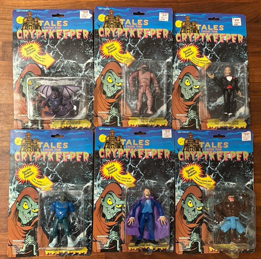 Ace Tales From The Cryptkeeper, Lot Of 6 Action Figurines, Werewolf, Gargoyle Ace Tales From The Cryptkeeper, Lot Of 6 Action Figurines, Werewolf, Gargoyle