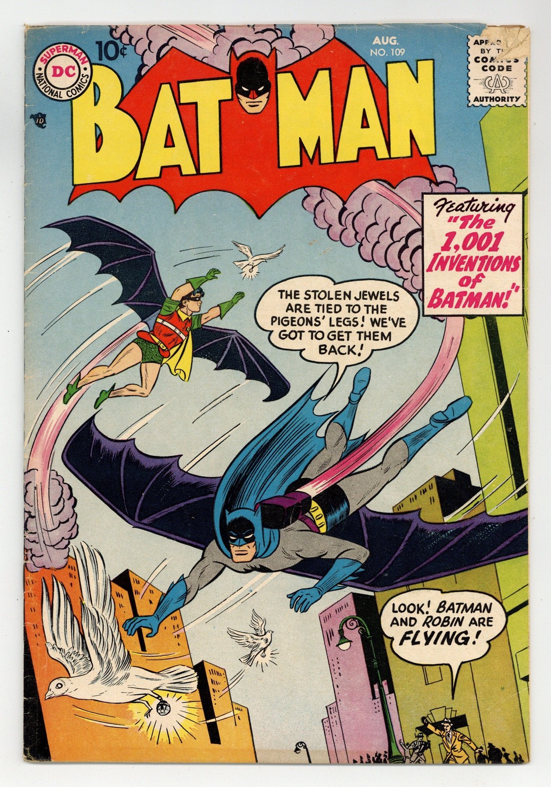Batman #109 VG- 3.5 1957