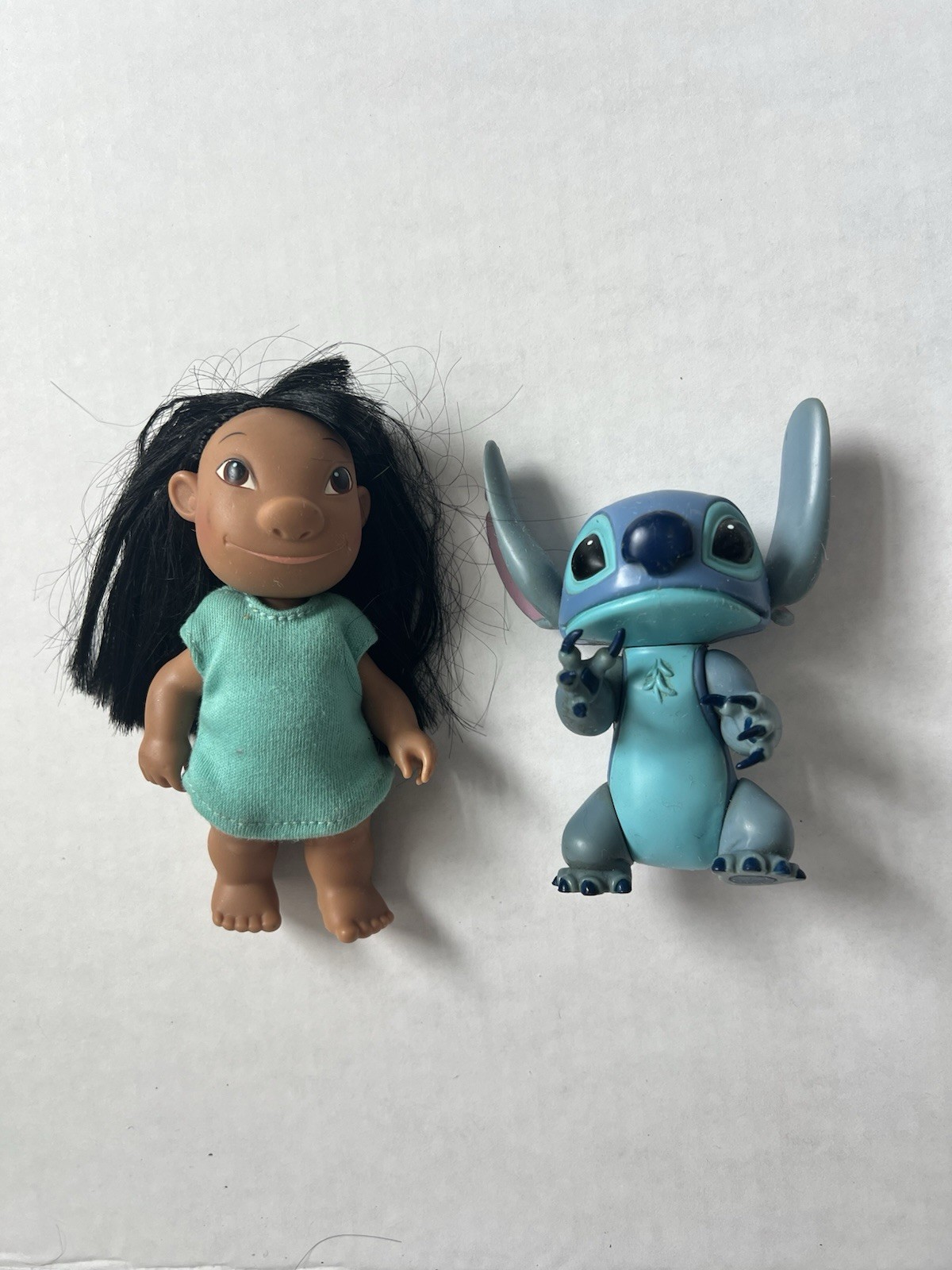 Vintage Lilo & Stitch Doll Hasbro Disney 2001 4.5 Inch Ears Up