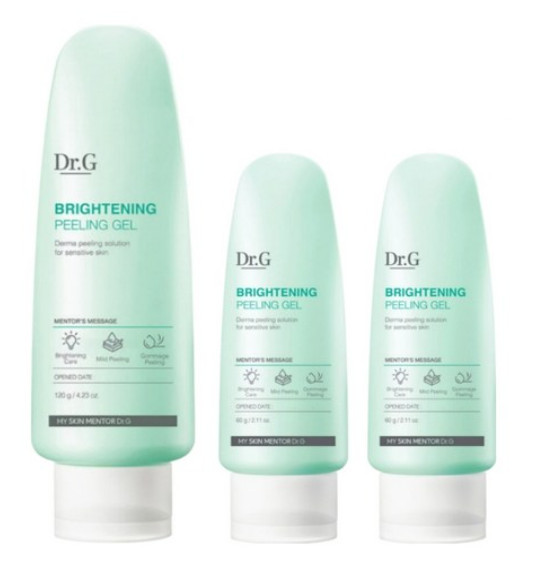 Dr.G Brightening Peeling Gel 120g + 60g x2 Exfoliating Skin Care Set K-Beauty