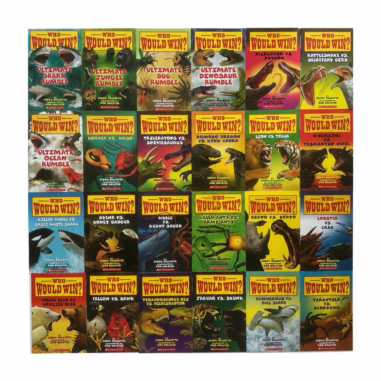 Who Would Win? Children's Books Jerry Pallotta Lot 24