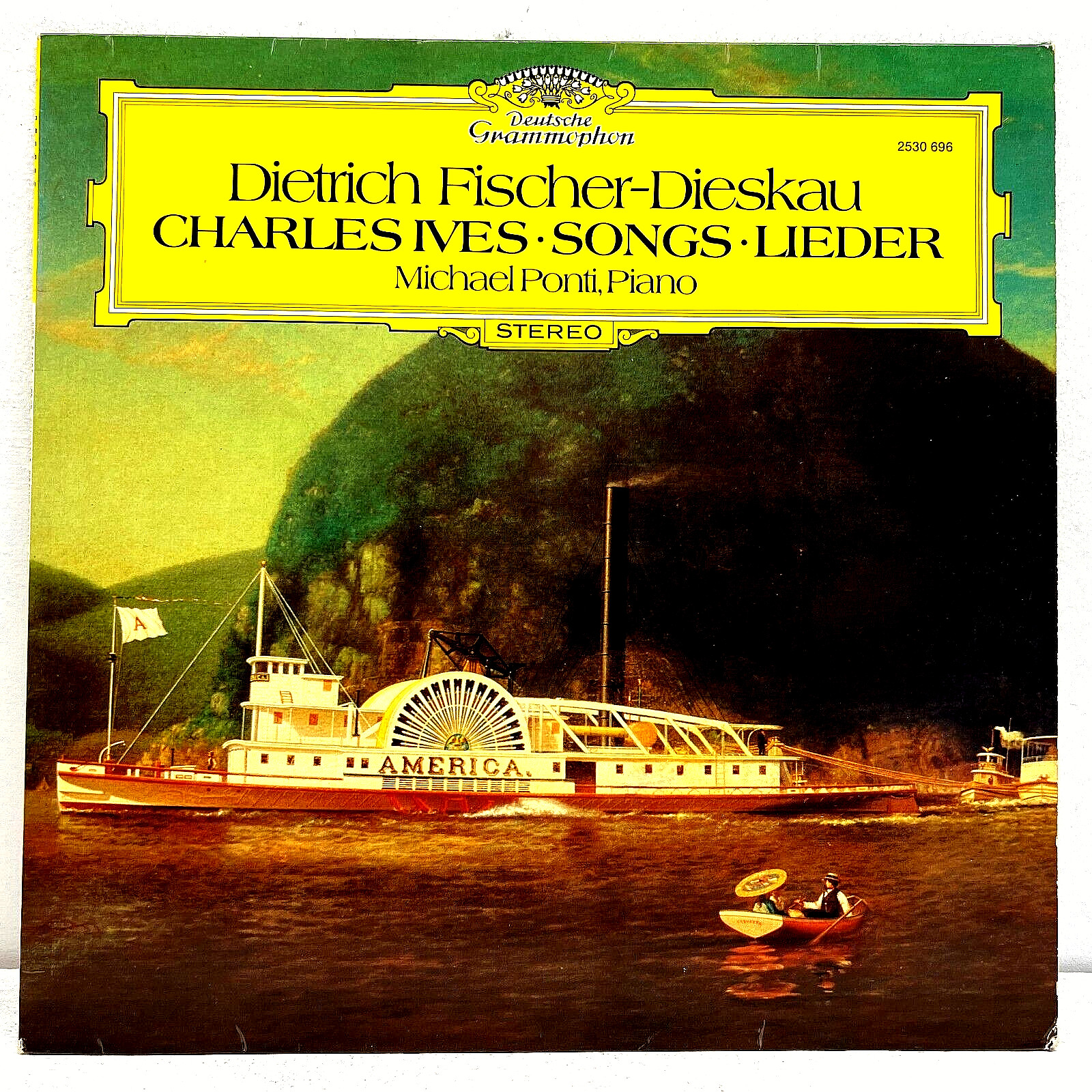 Dietrich Fischer-Dieskau Songs-Lieder-Chansons 1976 Vinyl D.G. Records 1st Press