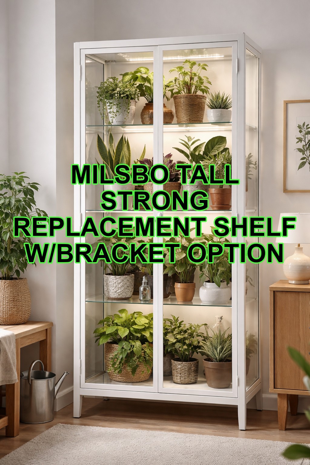 STRONG MILSBO TALL Acrylic replacement shelf 26\
