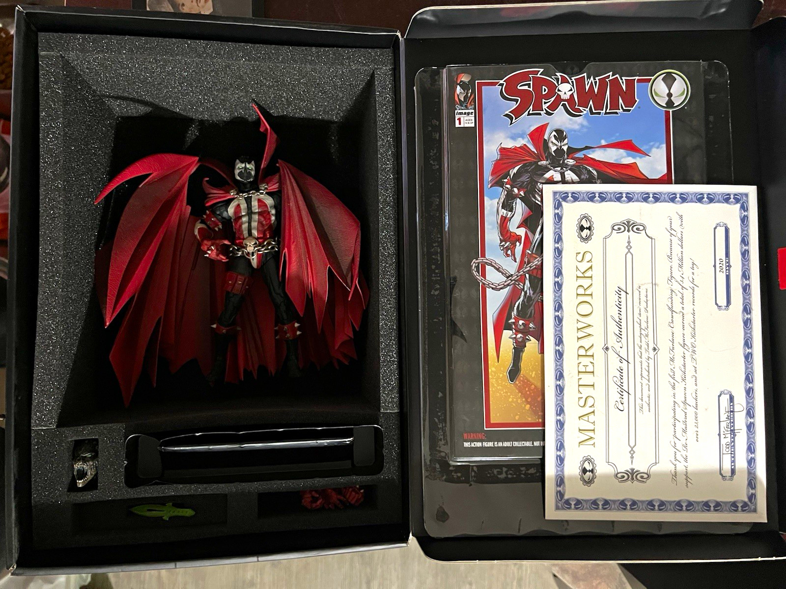 RARE Todd McFarlane Spawn 2020 Kickstarter Autographed, Comic Book, Certificate, RARE Todd McFarlane Spawn 2020 Kickstarter Autographed, Comic Book, Certificate,