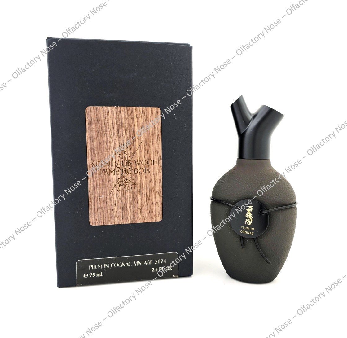 Scents of Wood - Plum in Cognac VINTAGE 24 (Chocolate/Black) - 2.5oz 75mL BNIB Scents of Wood - Plum in Cognac VINTAGE 24 (Chocolate/Black) - 2.5oz 75mL BNIB