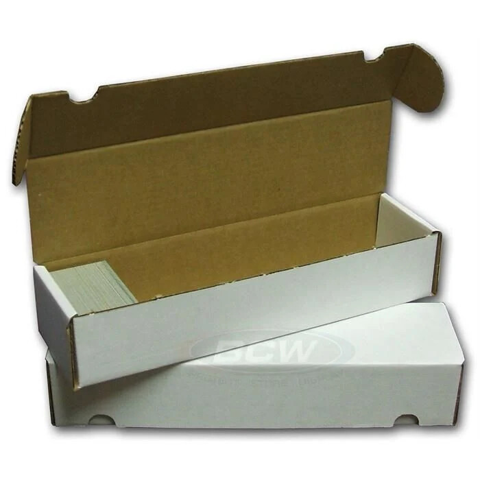 3x (Lot of 3) - BCW 800 CT COUNT CARDBOARD STORAGE CARD BOX TRADING SPORTS CARDS 3x (Lot of 3) - BCW 800 CT COUNT CARDBOARD STORAGE CARD BOX TRADING SPORTS CARDS