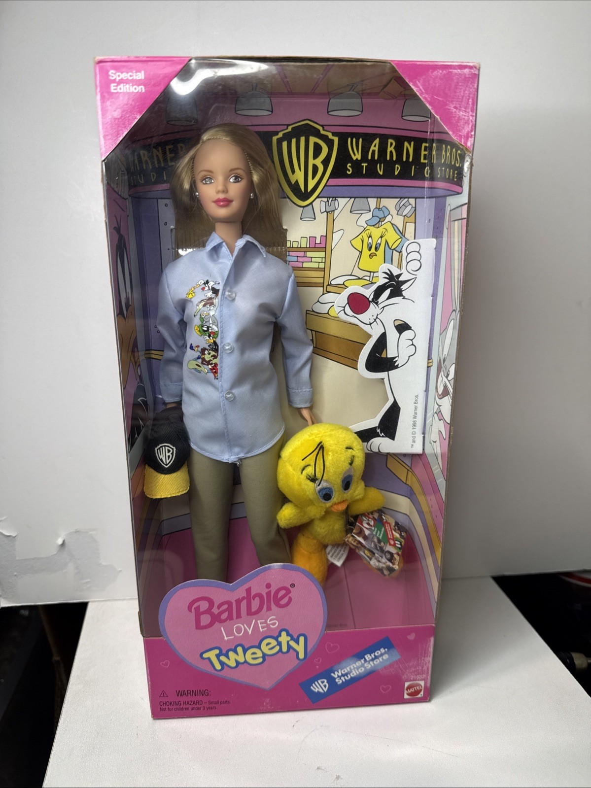🌟Barbie Loves Tweety Doll Warner Brothers Studio Store 1998 Mattel 21632 NRFB