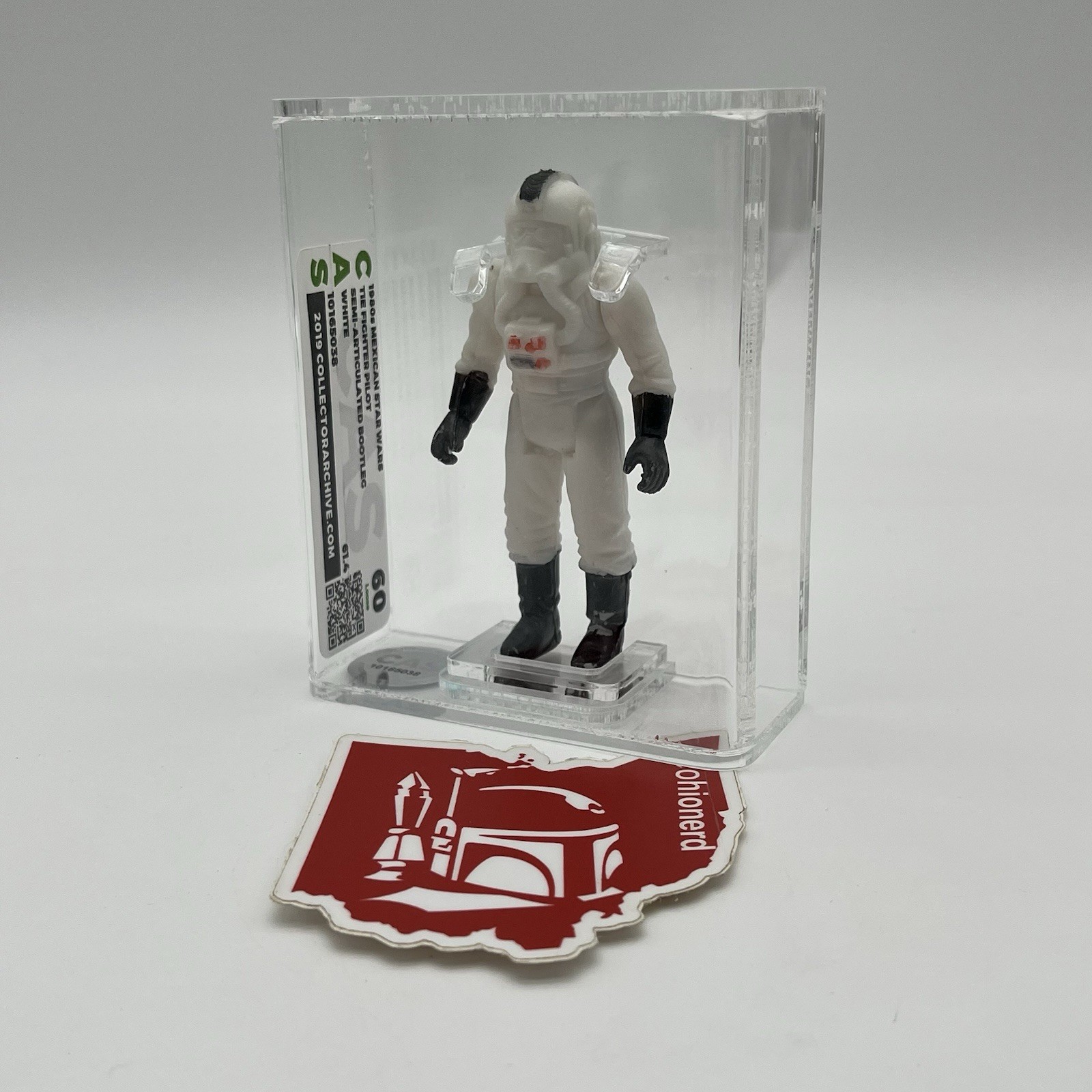 Graded Vintage 1980’s Star Wars Mexican Bootleg Tie Pilot CAS 60 Not AFA UKG Graded Vintage 1980’s Star Wars Mexican Bootleg Tie Pilot CAS 60 Not AFA UKG