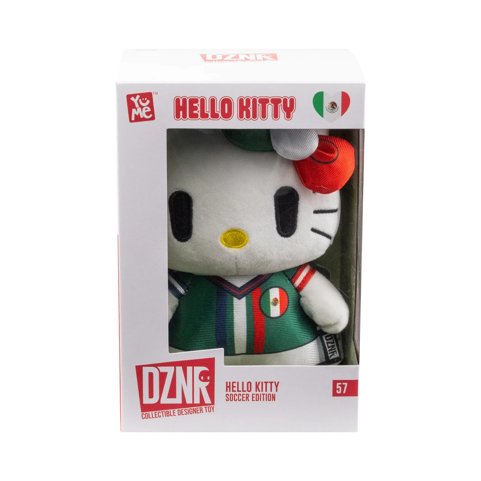 YuMe Hello Kitty and Friends DZNR Soccer Edition Plush Mexico The World Cup YuMe Hello Kitty and Friends DZNR Soccer Edition Plush Mexico The World Cup