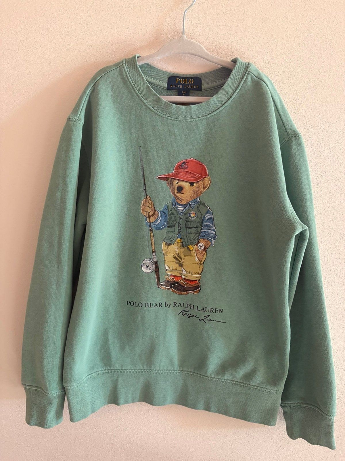 Polo Bear by Ralph Lauren Green Sweatshirt Polo Bear by Ralph Lauren Green Sweatshirt