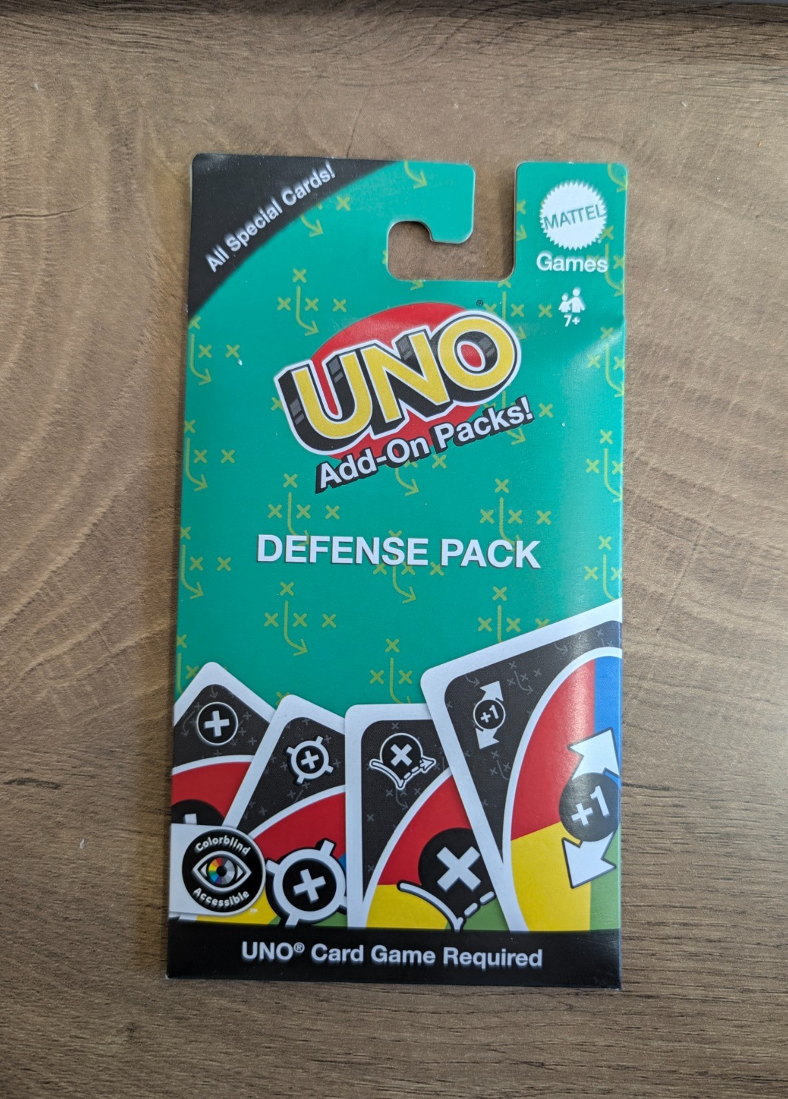 Mattel Uno Add on Packs Defense JMM18