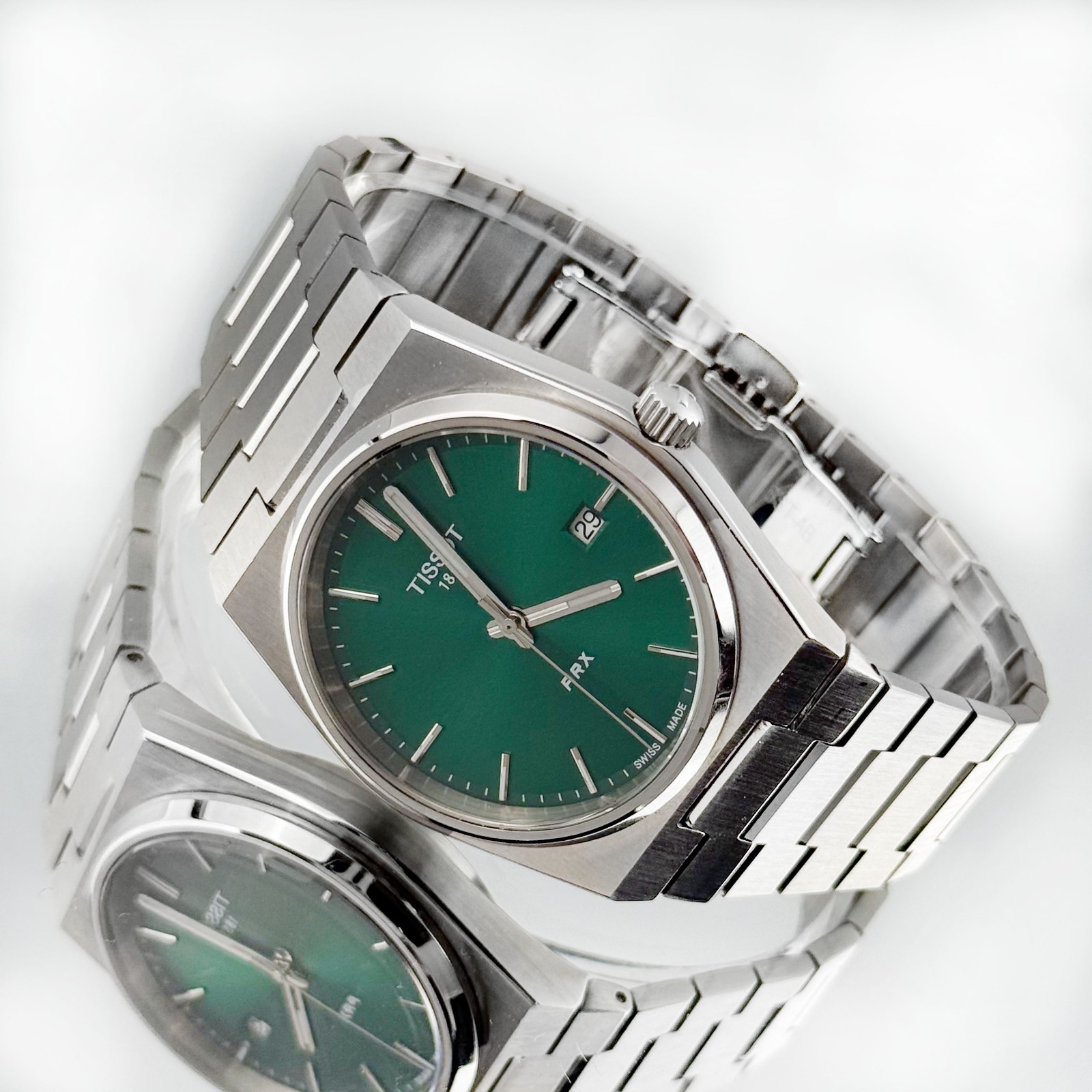 Tissot PRX Swiss Men's Quartz Watch 40MM  Green Dial T137.410.11.091.00