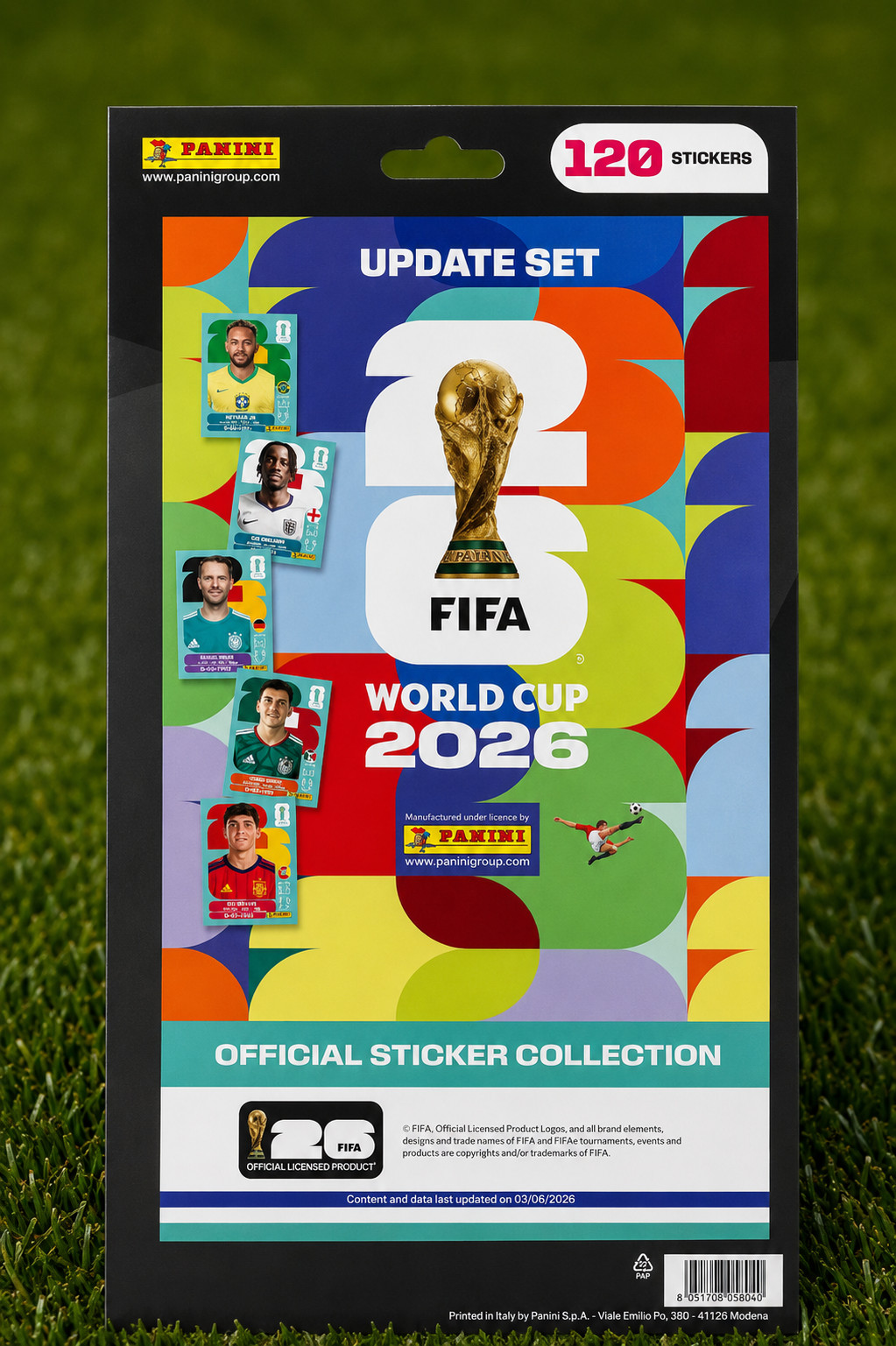 Panini FIFA World Cup 2026 Update Set – 120 Official Stickers (LATAM Version) Panini FIFA World Cup 2026 Update Set – 120 Official Stickers (LATAM Version)