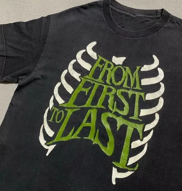 Vtg From First to Last Band All Size Unisex Black Shirt
