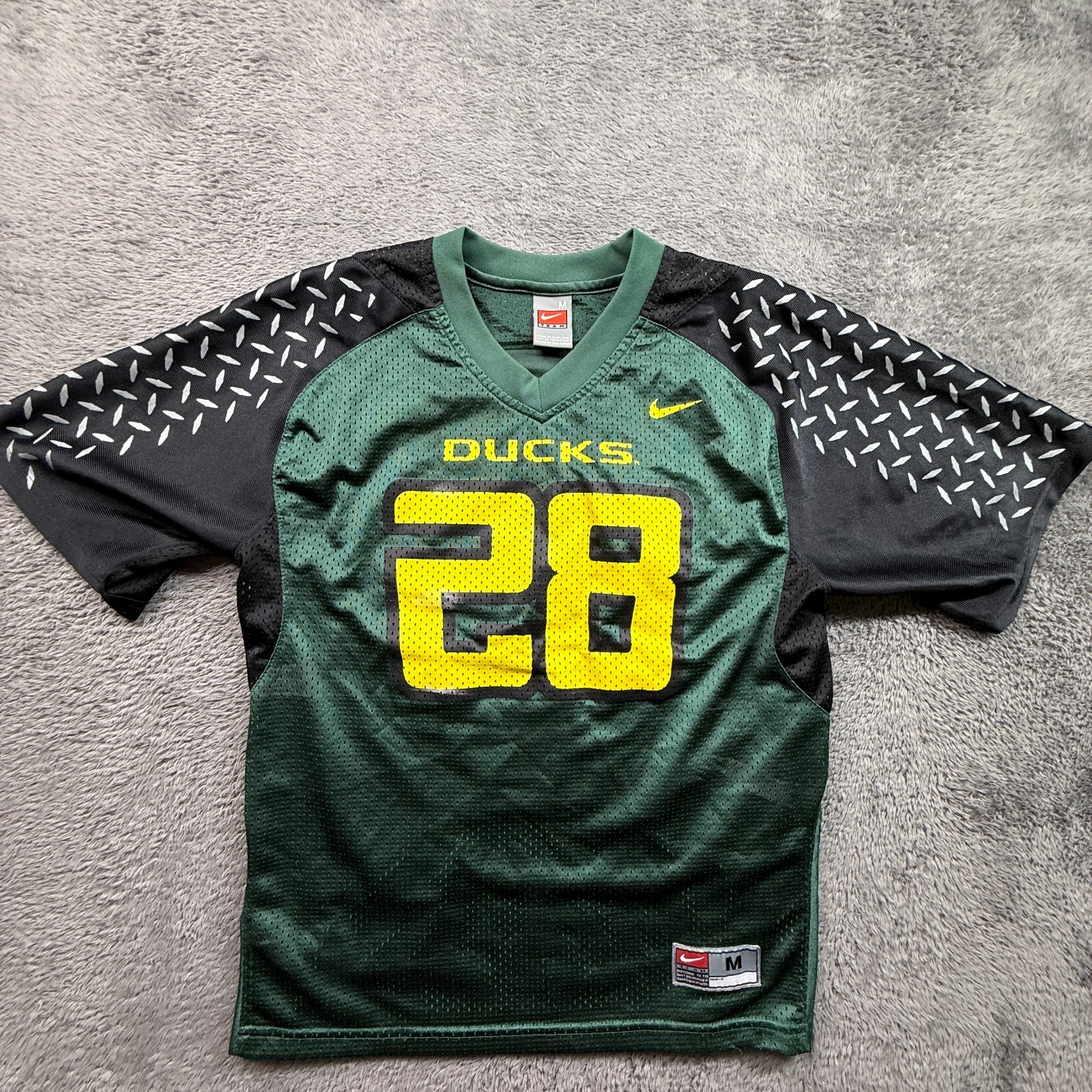 VTG Y2K Nike Team Authentic Oregon Ducks Jonathan Stewart Football Jersey Boys M