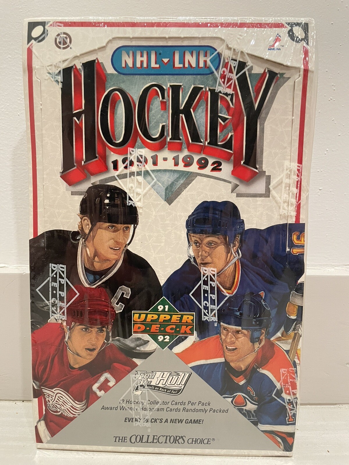 1991-92 Upper Deck NHL Hockey Low Series Factory Sealed Wax Box - Find the Hull